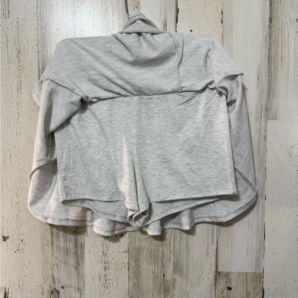 Wild Fable Gray Skater Mini Skirt Tie Front